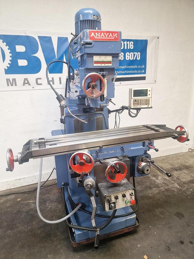 Used GATE ANAYAK FV3 HEAVY DUTY TURRET MILL