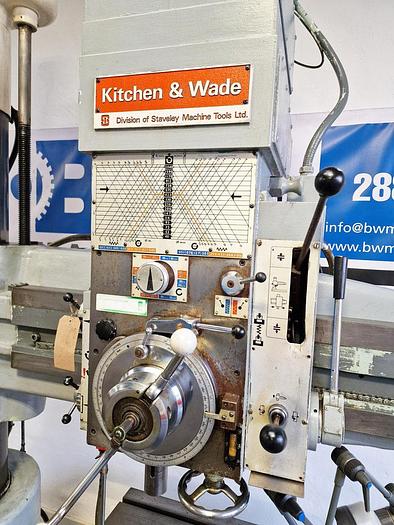 Used KITCHEN & WADE E32 12/54 Mark 3 4'6" RADIAL ARM DRILL
