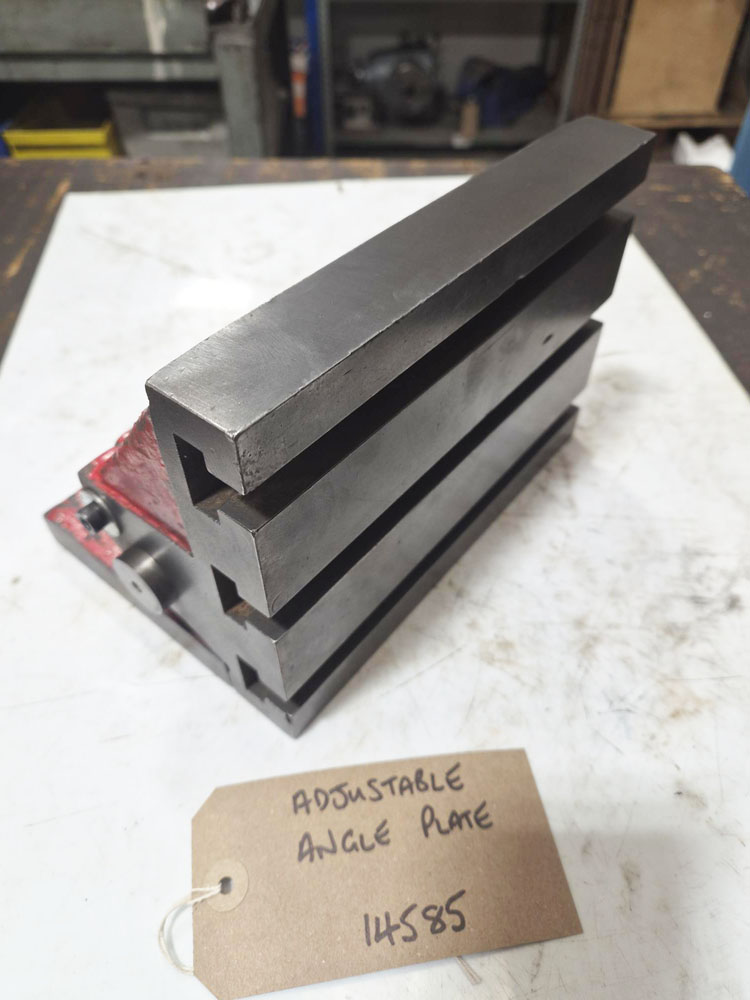Used UNION ADJUSTABLE ANGLE PLATE