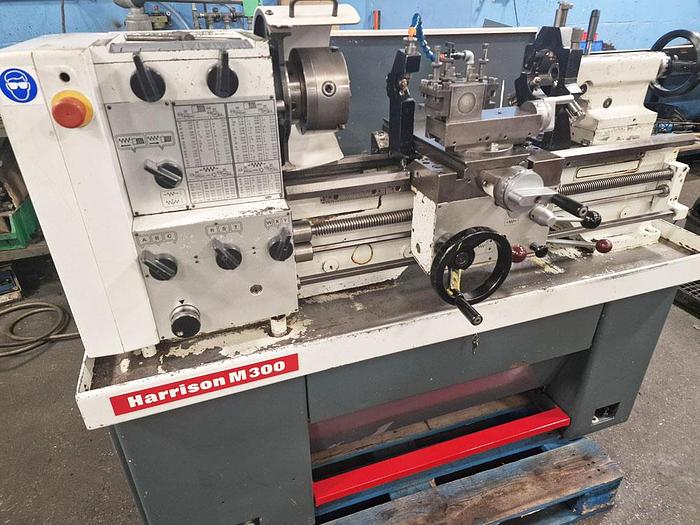 Used HARRISON M300 13" x 25" GAP BED CENTRE LATHE