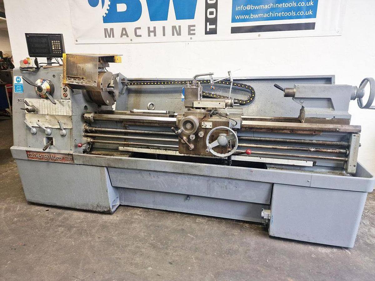 Used COLCHESTER MASCOT 1600 17" x 60" GAP BED CENTRE LATHE