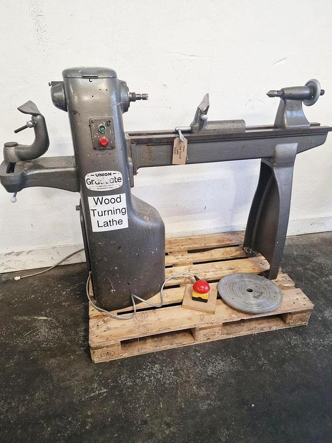 Used UNION 6" GRADUATE WOOD TURNING LATHE