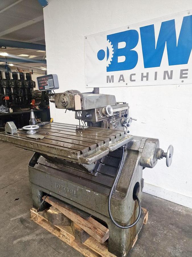 Used DECKEL FP2LB TRAVELLING COLUMN TOOLROOM MILLING MACHINE