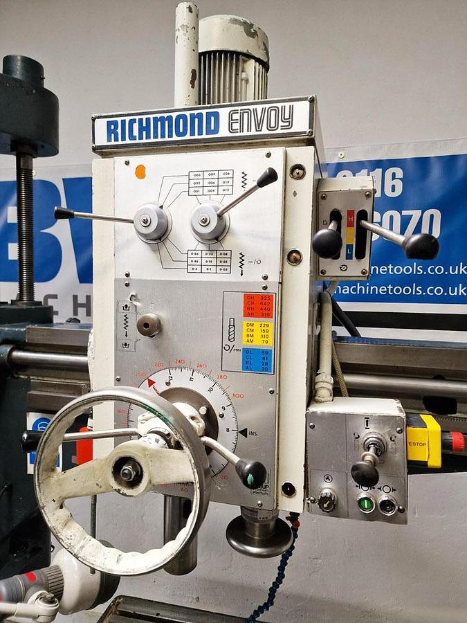 Used RICHMOND ENVOY RADIAL ARM DRILL