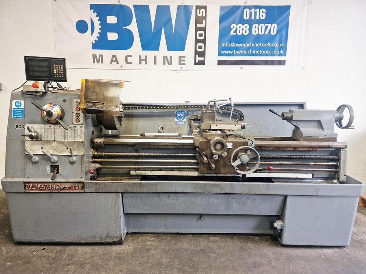Used COLCHESTER MASCOT 1600 17" x 60" GAP BED CENTRE LATHE