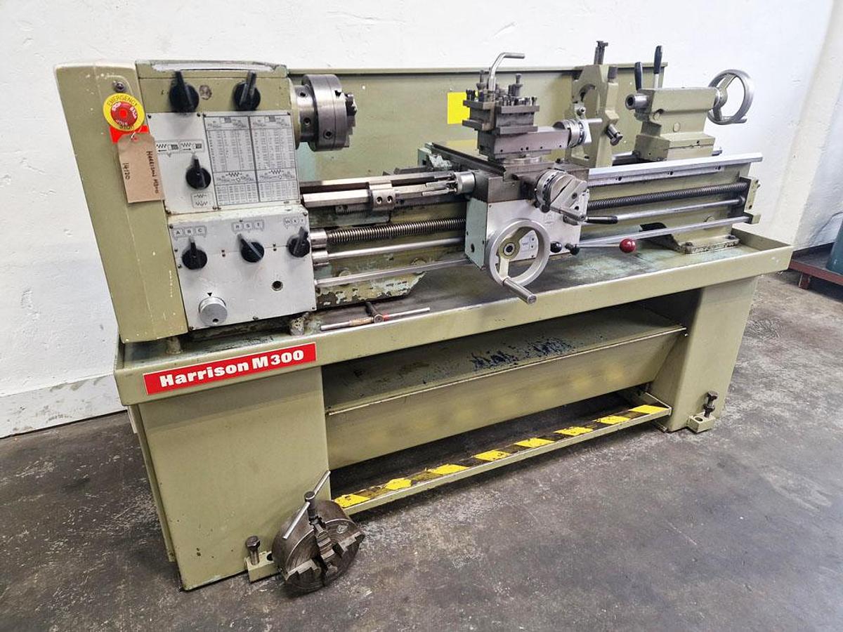 Used HARRISON M300 13" x 40" GAP BED CENTRE LATHE