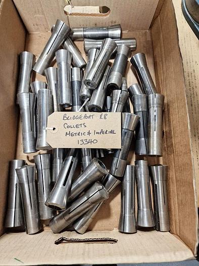 Used BRIDGEPORT R8 COLLETS