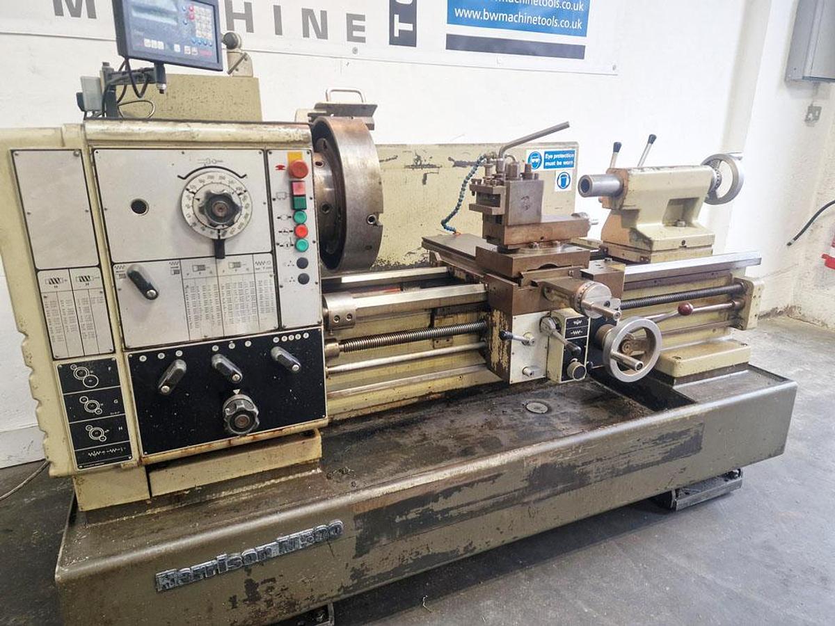 Used HARRISON M500 530 x 1000mm GAP BED CENTRE LATHE