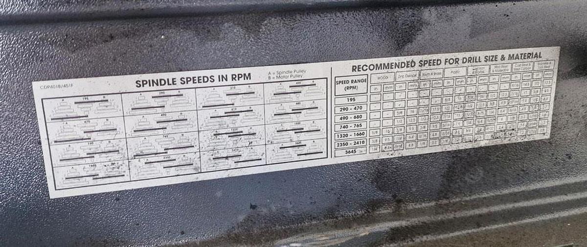 Used CLARKE PILLAR  DRILL