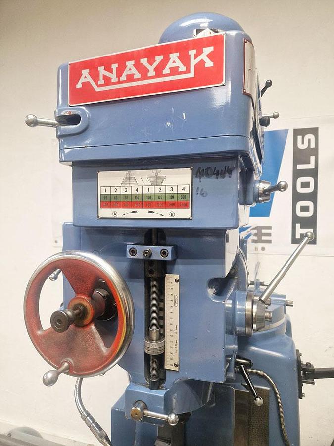 Used GATE ANAYAK FV3 HEAVY DUTY TURRET MILL