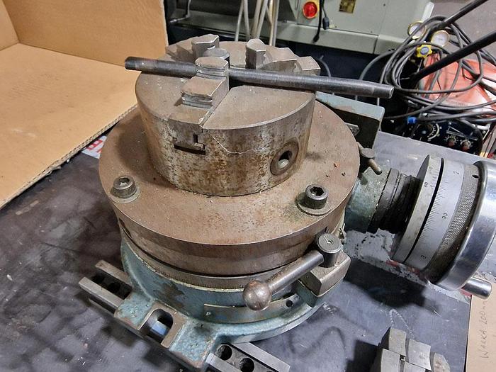 Used WARKA 8" HORIZONTAL / VERTICAL ROTARY TABLE