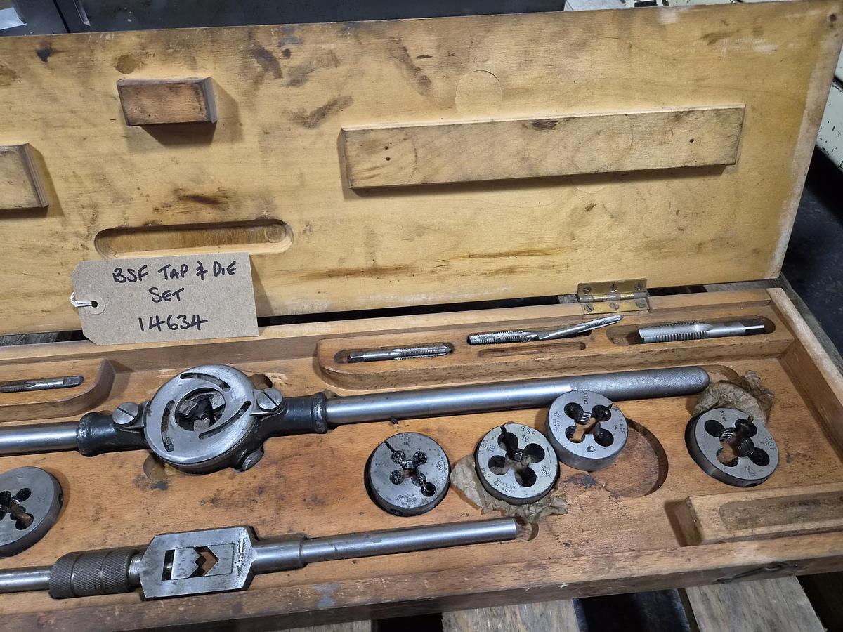Used WHIRLWIND BSF TAP & DIE SET