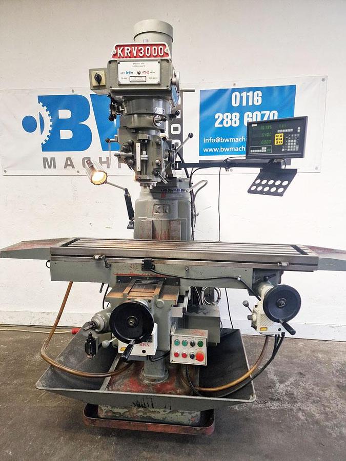 Used XYZ KRV 3000 SLV HEAVY DUTY TURRET MILL