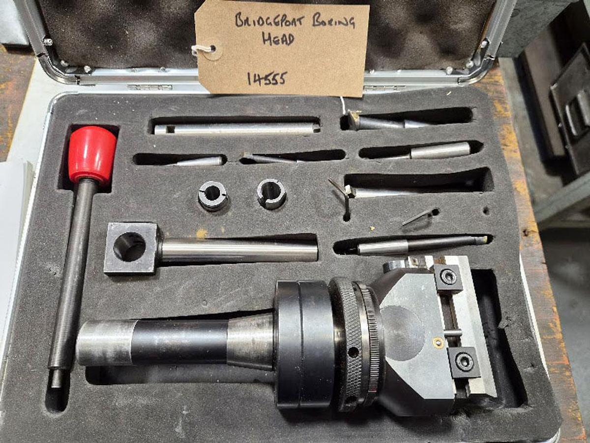 Used BRIDGEPORT R8 BORING HEAD