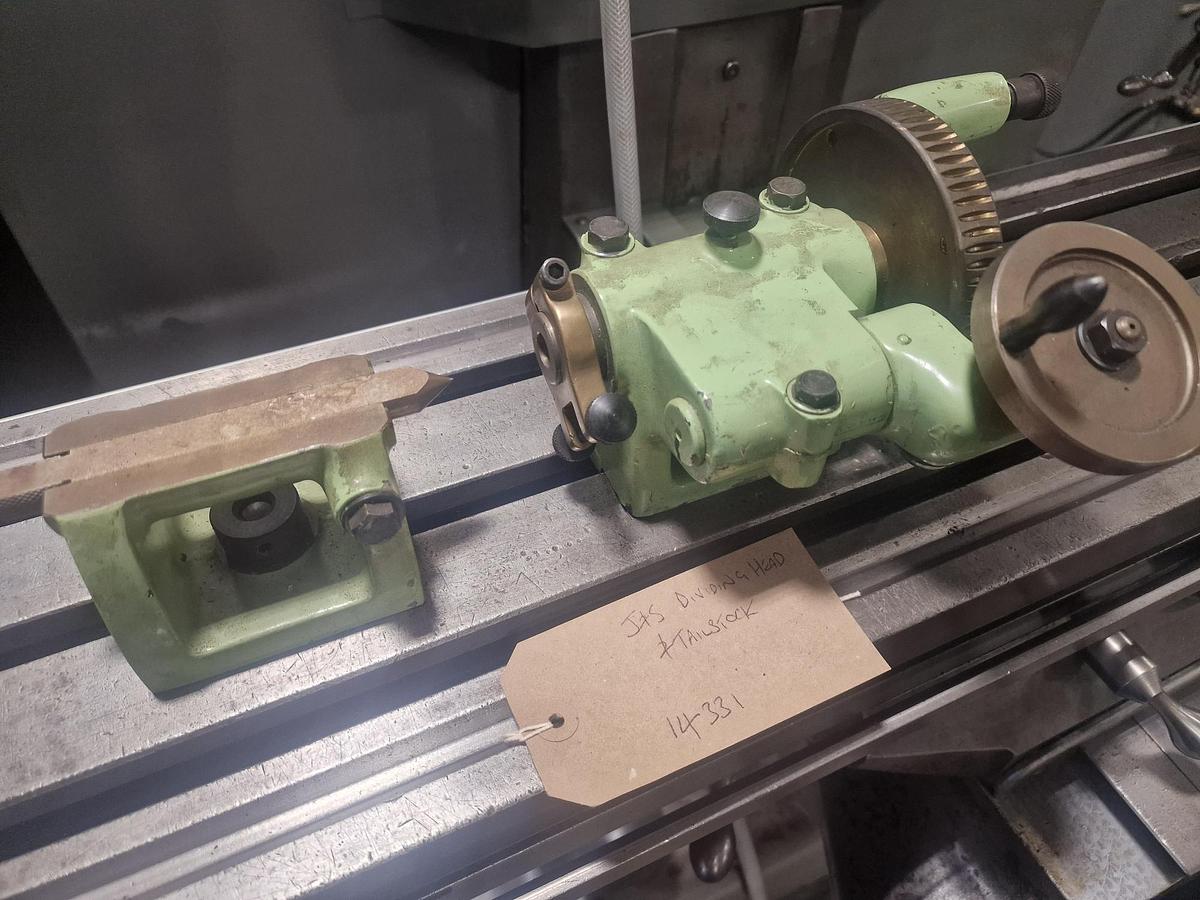 Used JONES & SHIPMAN DIVIDING HEAD & TAILSTOCK