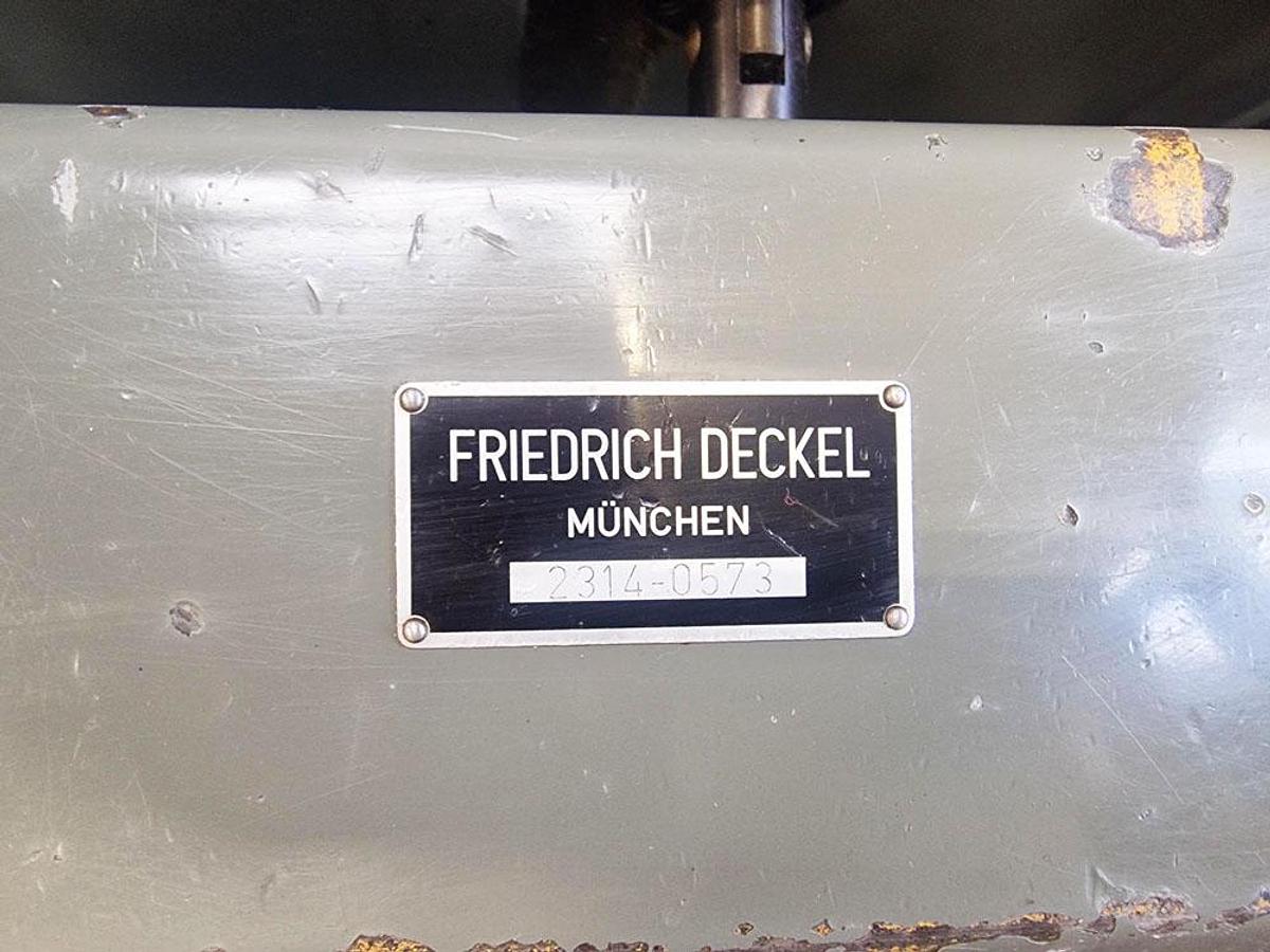 Used DECKEL FP2LB TRAVELLING COLUMN TOOLROOM MILLING MACHINE