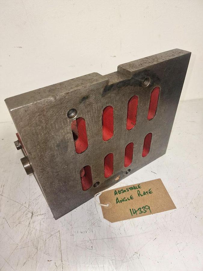 Used UNKNOWN CAST IRON ADJUSTABLE ANGLE PLATE