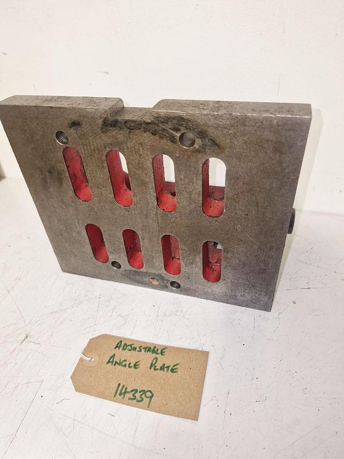 Used UNKNOWN CAST IRON ADJUSTABLE ANGLE PLATE