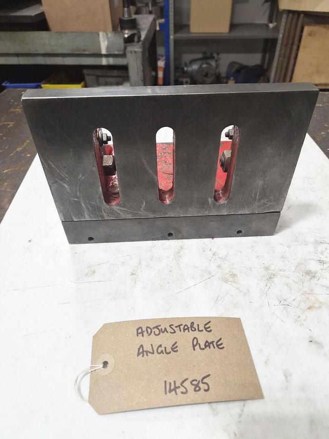 Used UNION ADJUSTABLE ANGLE PLATE