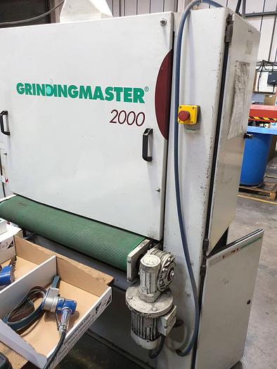 Used 1998 GRINDINGMASTER 2000 TYPE GR 2100-90 THROUGH FEED BELT SANDER