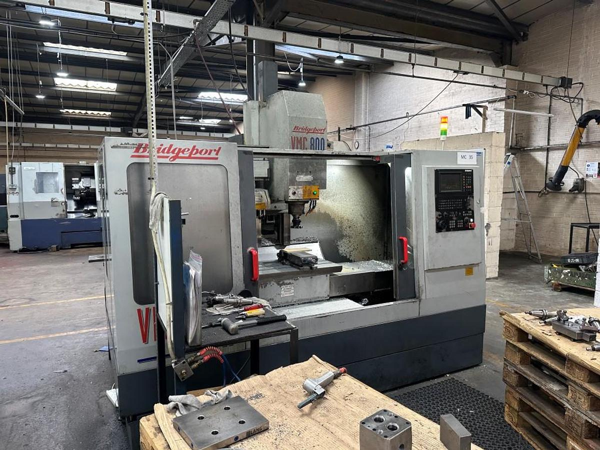 Used 1996 BRIDGEPORT VMC 800 VERTICAL MACHINING CENTRE