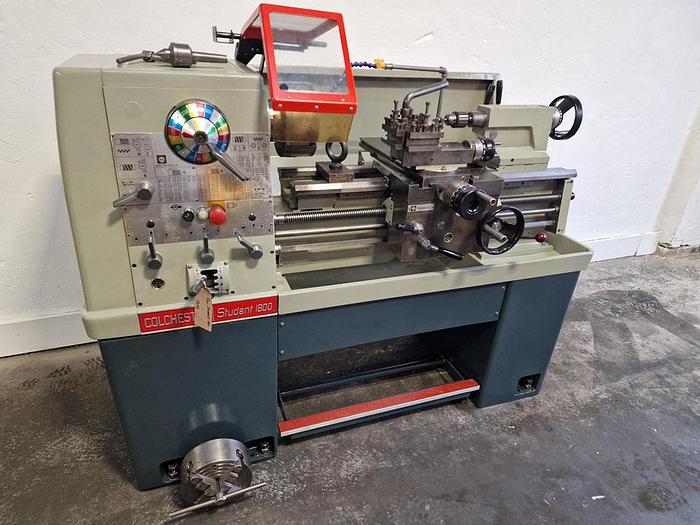 Used COLCHESTER STUDENT 1800 13" x 25" GAP BED CENTRE LATHE
