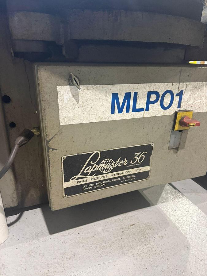 Used LAPMASTER 36" LAPPING MACHINE