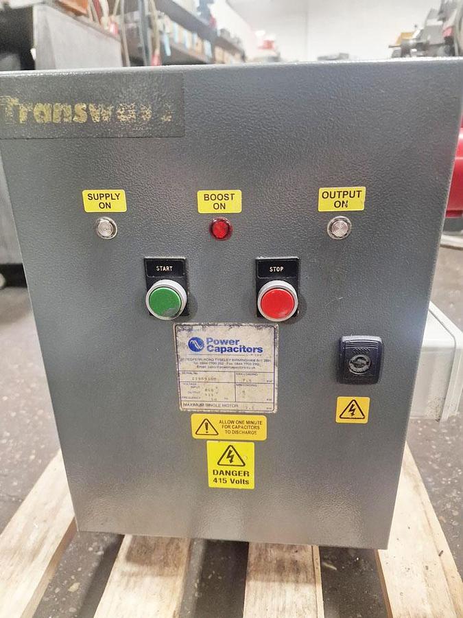 Used TRANSWAVE ROTARY PHASE CONVERTER
