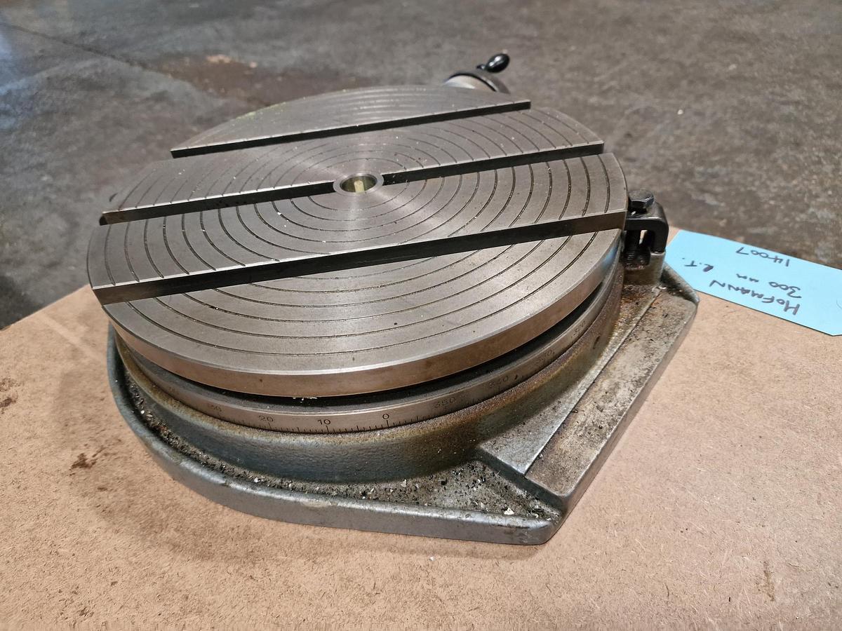 Used HOFMANN 300mm DIAMETER ROTARY TABLE