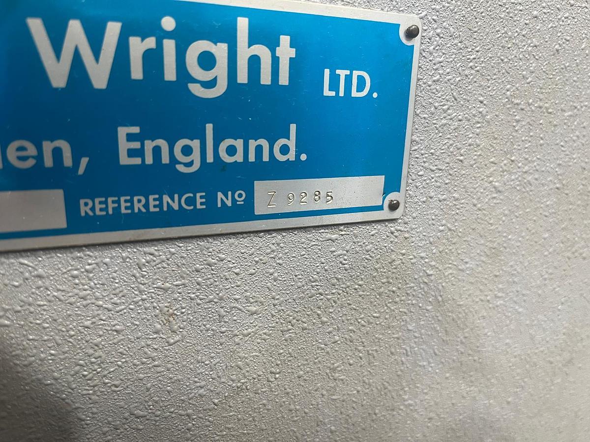 Used COX & WRIGHT TRAVELLING HEAD DIE CUTTING PRESS