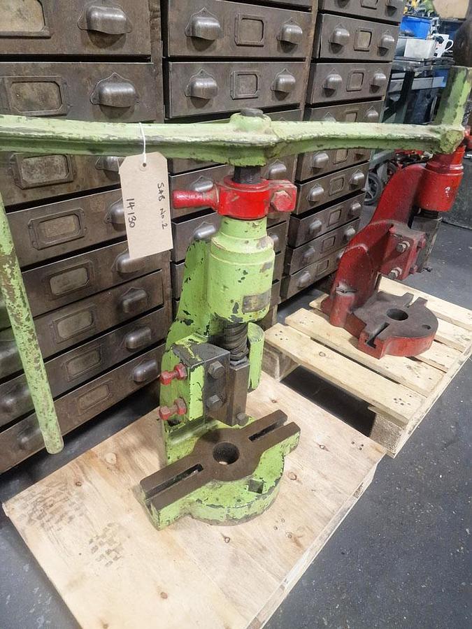 Used SWEENEY & BLOCKSEDGE No.2 FLYPRESS