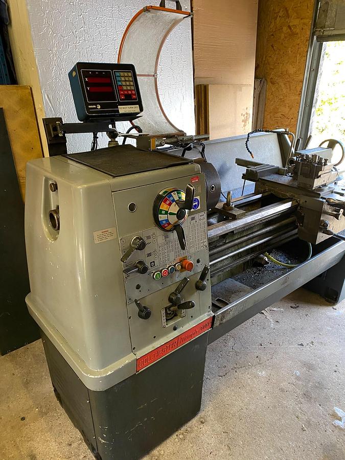 Used COLCHESTER TRIUMPH 2000 15" x 50" GAP BED CENTRE LATHE