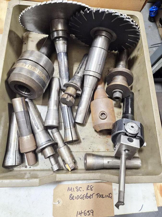 Used BRIDGEPORT R8 TOOLING
