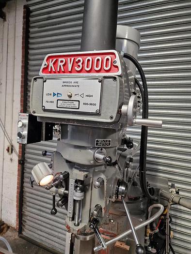 Used 1997 XYZ KRV 3000 SLV HEAVY DUTY TURRET MILL