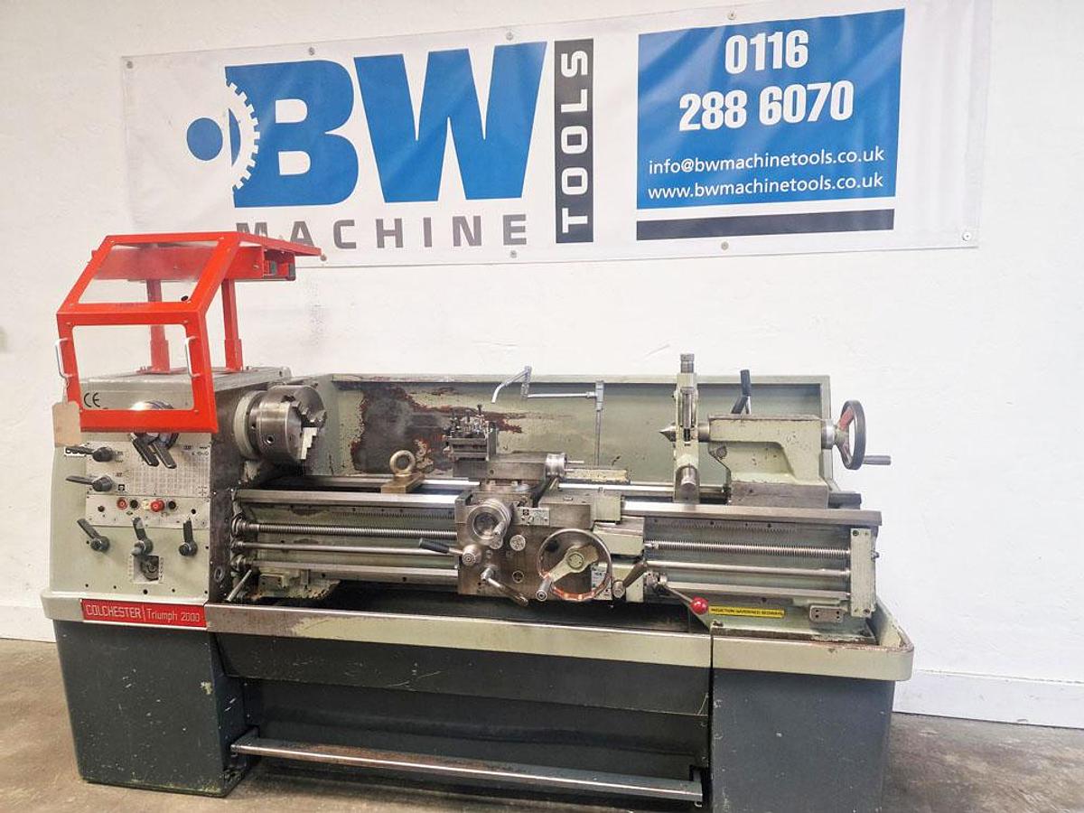 Used COLCHESTER TRIUMPH 2000 15" x 50" STRAIGHT BED CENTRE LATHE