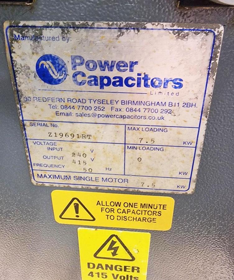 Used TRANSWAVE ROTARY PHASE CONVERTER