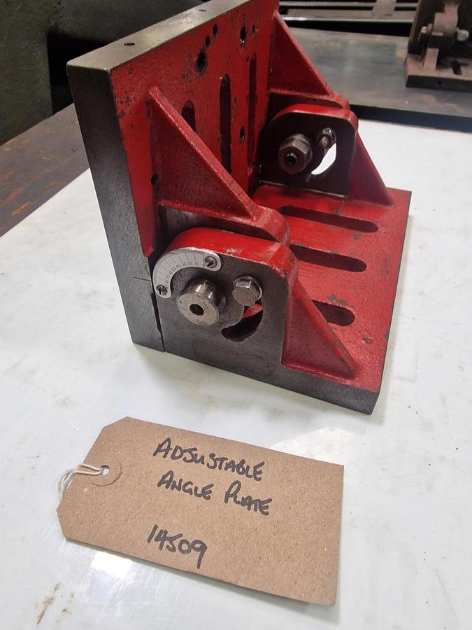 Used UNKNOWN ADJUSTABLE ANGLE PLATE