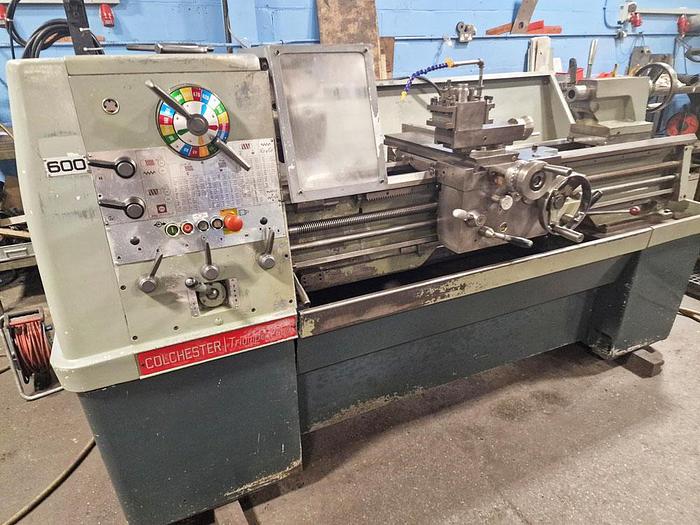 Used COLCHESTER TRIUMPH 2000 15" x 50" GAP BED CENTRE LATHE