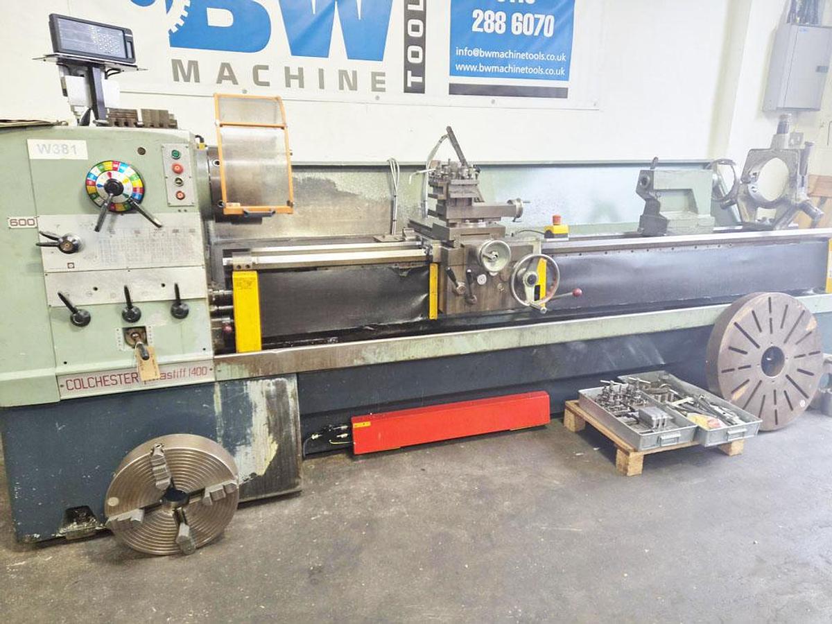 Used COLCHESTER MASTIFF 1400 21" x 100" GAP BED CENTRE LATHE