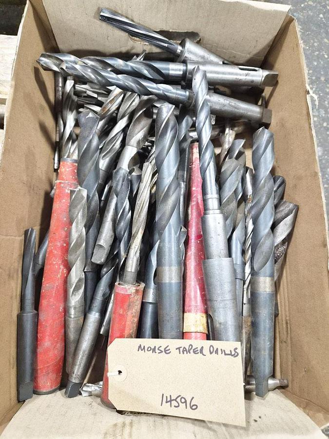 Used UNKNOWN HSS MORSE TAPER DRILLS