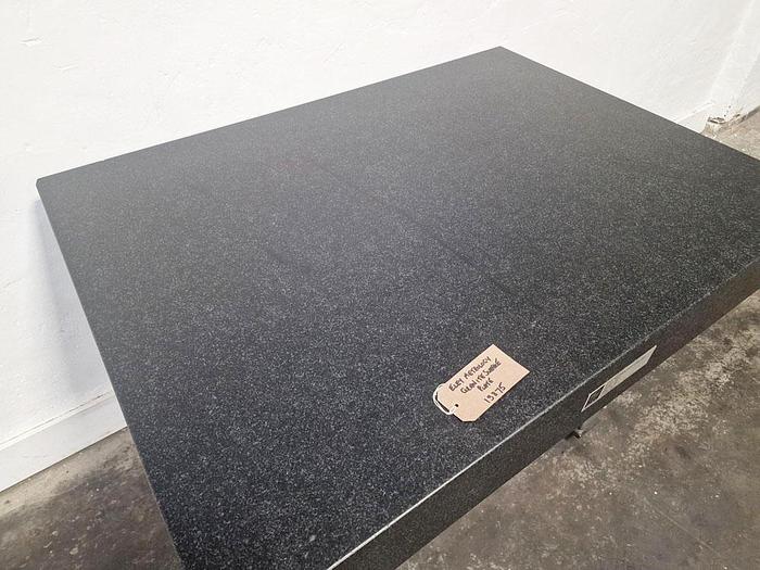 Used ELEY METROLOGY 1200 x 900mm GRANITE SURFACE PLATE ON STAND