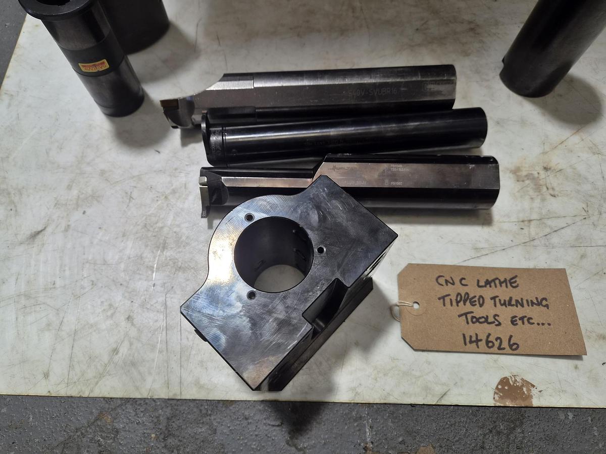 Used WALTER SANDVIK CNC LATHE TIPPED TURNING TOOLS