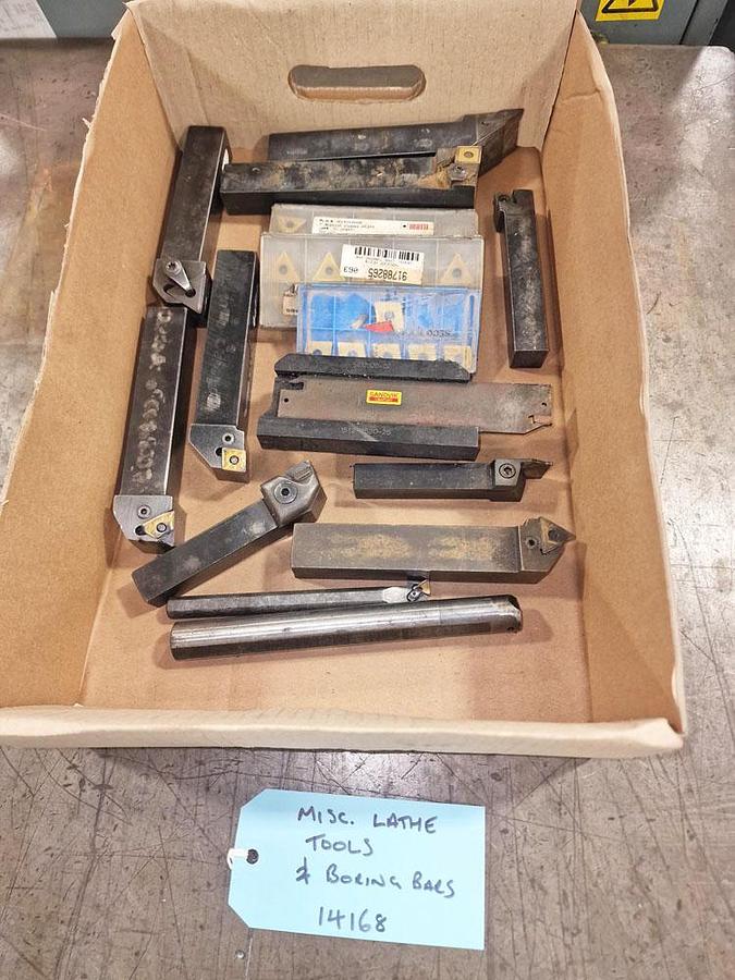 Used UNKNOWN MISCELLANEOUS TIPPED LATHE TOOLS / BORING BARS