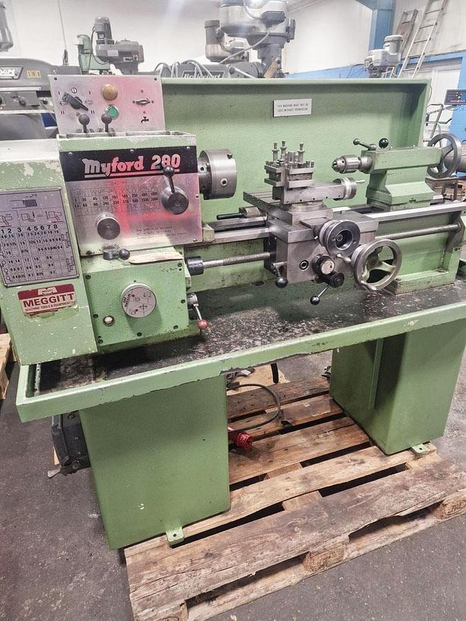 Used MYFORD MYFORD 280 x 600 STRAIGHT BED CENTRE LATHE
