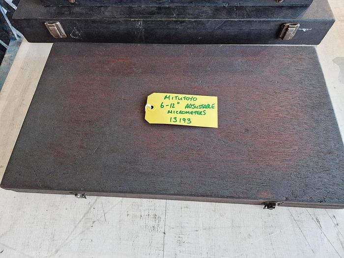 Used MITUTOYO ADJUSTABLE MICROMETERS