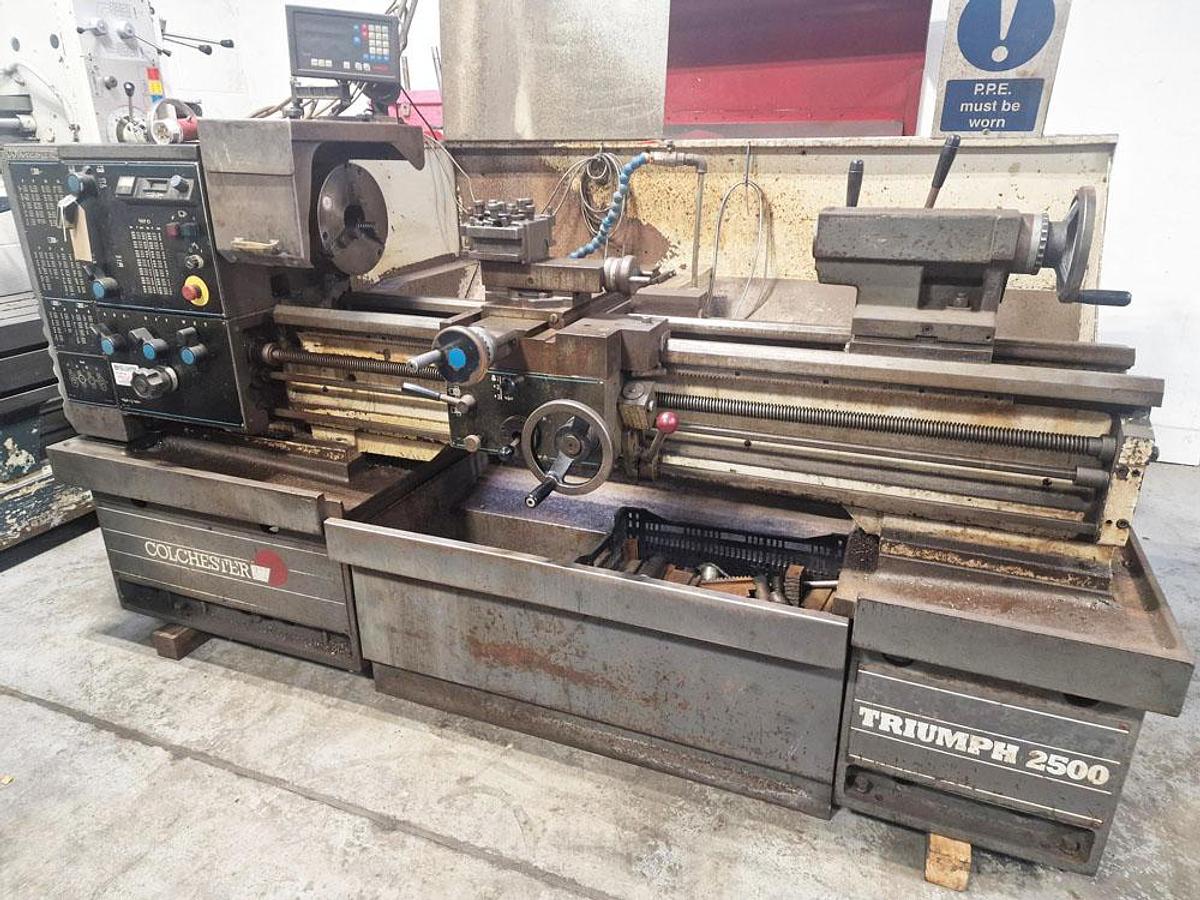 Used COLCHESTER COLCHESTER TRIUMPH VS2500 15" x 50" GAP BED CENTRE LATHE