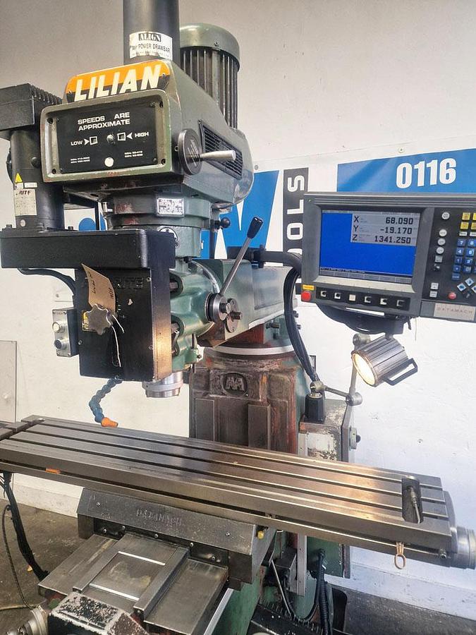 Used 2001 LILIAN 5VH CNC / MANUAL TURRET MILL