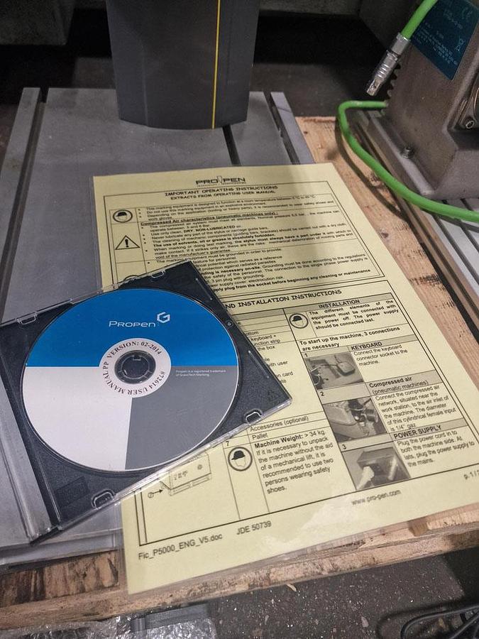 Used 2014 PRO PEN 5000 LASER ETCHING MACHINE