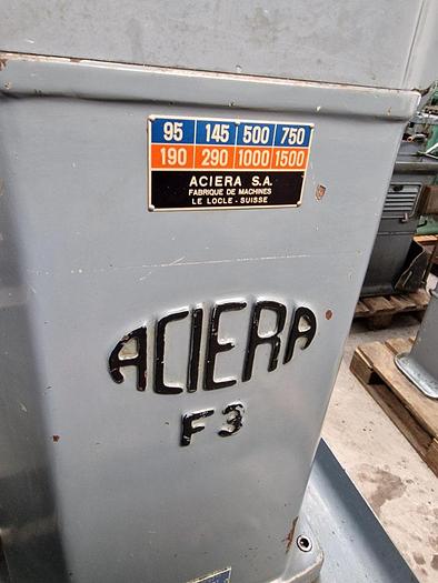 Used ACIERA F3 UNIVERSAL TOOLROOM MILLING MACHINE