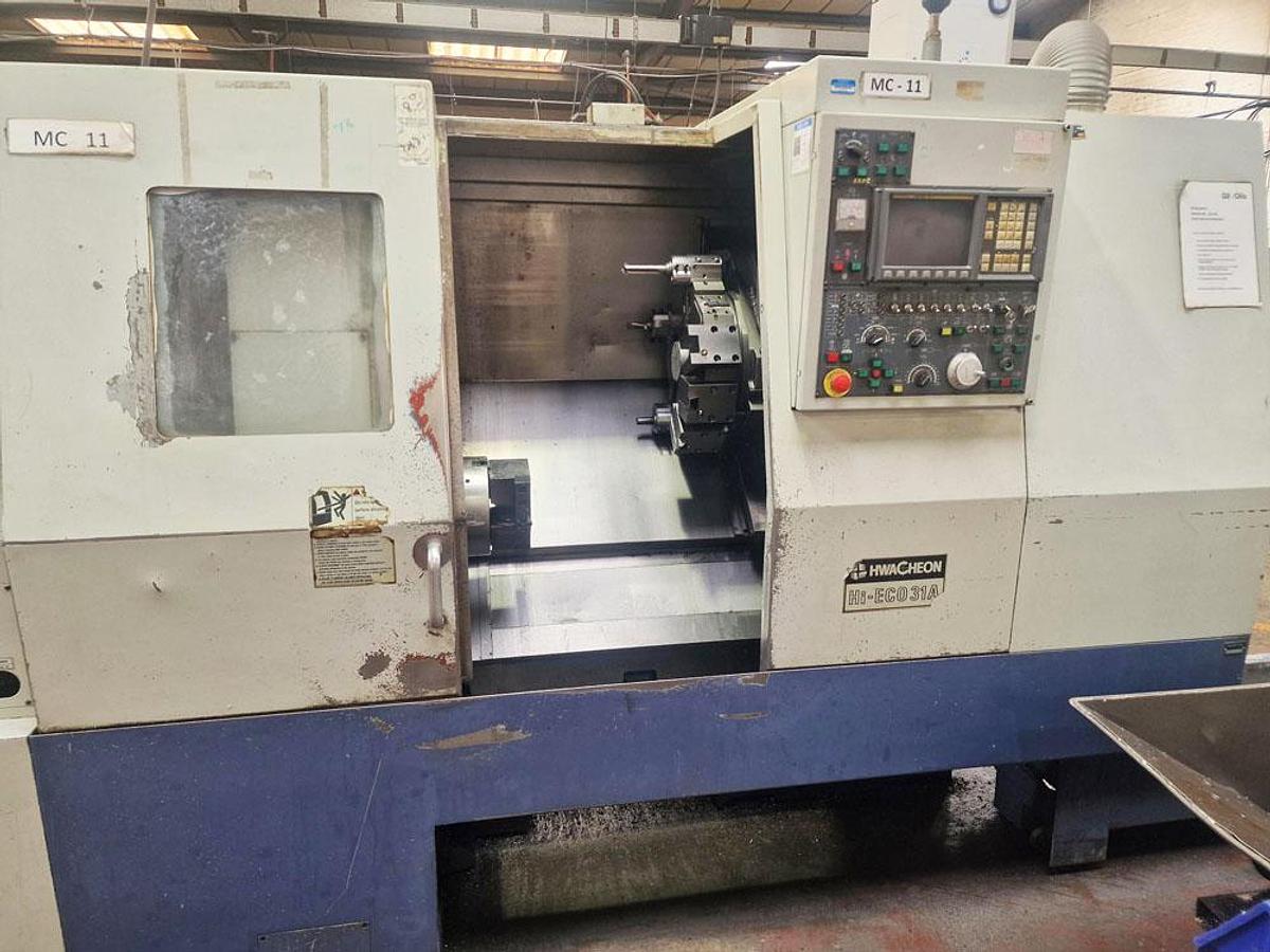 Used HWACHEON  Hi ECO 31A CNC LATHE